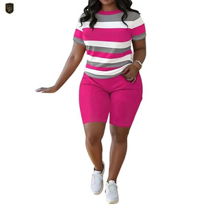 Conjunto de 2 piezas de algodón de ajuste holgado para mujer, estilo casual, para el hogar, venta al por mayor - Product Image 1