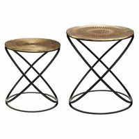 Tabouret rond en métal et bois de haute qualité Design moderne pour la décoration de salon pour une utilisation en cuisine pour les exportateurs