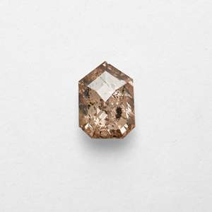 Diamante de 0.86ct en Forma de Pentágono, Corte Rústico Sal y Pimienta, Excelente Corte, Varias Formas Incluyendo Oval, Cojín, Pera y Radiante - Product Image 1