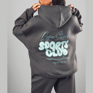 Sudadera con capucha deportiva ligera para mujer, Jersey de algodón para gimnasio y Fitness, ropa de calle, forro transpirable - Product Image 6