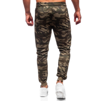 Joggers Cargo Décontractés pour Hommes en Coton Brossé Léger 100% Coton, Taille Élastique, Personnalisables, Écologiques, Respirants, Séchage Rapide, Coupe Droite