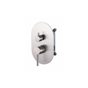 ชุดผสมน้ำฝักบัวแบบซ่อน 2 ทาง ทำจากสแตนเลส AISI 316 พร้อมแขนฝักบัวและหัวฝักบัว ดีไซน์โค้งมน ทนทานต่อการกัดกร่อนและตะกรัน - Product Image 2