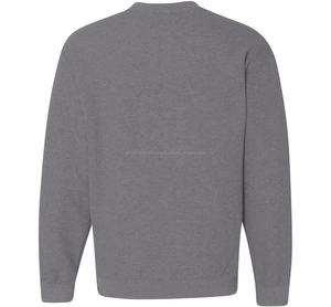 Vente en gros de pulls à capuche à col rond 100% coton pour hommes sweats Slim Fit avec tissu polaire d'hiver imprimé en relief personnalisé - Product Image 6