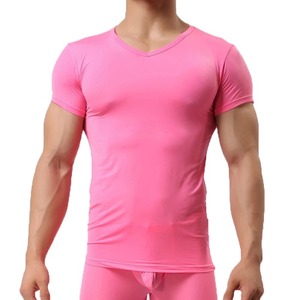 Sous-vêtement anti-transpiration pour homme T-shirt à col rond coupe ajustée avec coussinets anti-transpiration sous les chemises respirantes - Product Image 5
