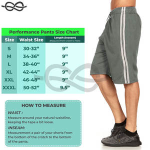 Pantalones cortos deportivos para hombre con bolsillos, ligeros, de secado rápido, cómodos, en la cintura, para entrenamiento, correr, gimnasio - Product Image 3