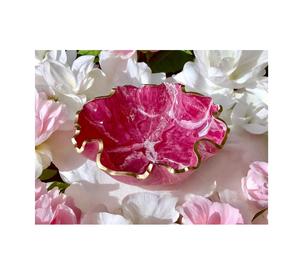 Tazón grande decorativo de resina para servir, uso versátil para ensalada de frutas, pasta, patatas fritas, palomitas de maíz o elegante acento de mesa - Product Image 5