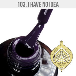 UV LED Gel Polish Color - Made in EU - CPNP - Purple - Gel Polish 103 - I Have No Idea 12ml - Mystic Nails - Product Image 2