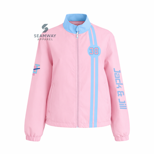 แจ็คแอนด์จิล ออฟ อเมริกา เสื้อแจ็คเก็ตผ้าคอตตอนทวิลสำหรับผู้หญิง เสื้อแจ็คเก็ตมอเตอร์สปอร์ต เสื้อแจ็คเก็ตนักขี่มอเตอร์ไซค์สมรรถนะสูง - Product Image 1