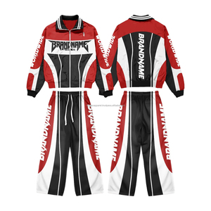 Trajes Deportivos de Nailon Ligeros Personalizados al por Mayor, Trajes Deportivos de 2 Piezas con Bloques de Color para Hombre, Chaqueta Deportiva con Logotipo Personalizado - Product Image 3