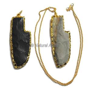 Agate Arrowheads Wrap Necklace | Affordable Agate Arrowheads Wrap Necklace - Product Image 5