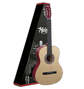 36 Inch 3/4 Junior Classical Guitar Kit for Kids Ages 8-12 Spruce Top with Bag Capo Strap Picks Method Book | Midex CG-36NT - Product Image 2