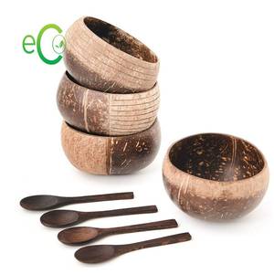Cuencos de coco de material natural de alta calidad y precio barato Tazón de cáscara de coco al por mayor Tazón de coco de Vietnam - Product Image 5