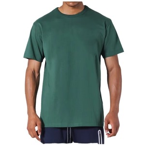 เสื้อยืดคอกลมทรงหลวม ดีไซน์ทันสมัย ผ้าฝ้าย 100% สำหรับผู้ชาย แห้งเร็ว ระบายอากาศดี ทรงโอเวอร์ไซส์ กำลังเป็นที่นิยม - Product Image 4