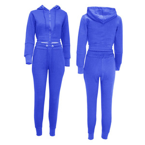 Survêtement en coton de haute qualité respirant pour femmes coupe ajustée pas cher tissu polaire d'hiver léger logo personnalisé - Product Image 5