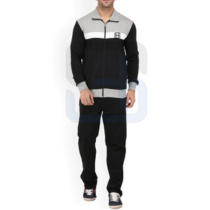 Professional Made Men's <b>Track</b> <b>Suit</b> Two-Piece Set 100% Cotton Customizable Quick Dry & Breathable Wholesale Jogging Wear - Product Image 1
