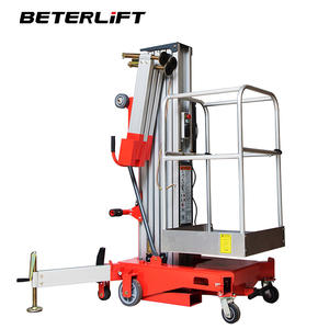 Elevador Eléctrico de Mástil Único de Aluminio <span class=keywords><strong>para</strong></span> Mantenimiento de Instalaciones, <span class=keywords><strong>Alquiler</strong></span> <span class=keywords><strong>para</strong></span> Contratistas de Construcción, Mástil Vertical - Product Image 3