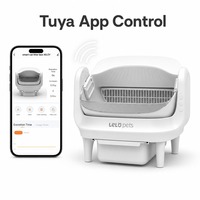 Bac à litière automatique pour chat à ouverture supérieure, bac à litière autonettoyant intelligent, contrôle WiFi, pour chats jusqu'à 10 kg