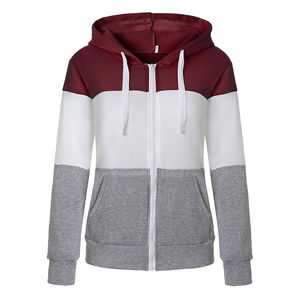 Women's Plus Size Lined Hooded Zipper Cotton <b>Fleece</b> Warm Heavyweight Winter Custom Design <b>Hoodies</b> - Product Image 6