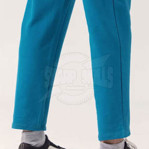 Pantalon décontracté taille haute personnalisé pour hommes surdimensionné en coton taille élastique droite style streetwear teint uni prix raisonnable - Product Image 6