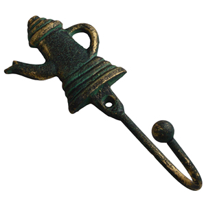 Heavy Duty Flower Shaped <b>Hook</b> Wall Mount Brass Antique Finishing Bathroom <b>Towel</b> <b>Hooks</b> for Home Living Room and Wall Decor - Product Image 2