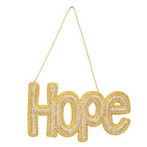 Suspension artisanale en zari avec perles et dentelle pour la personnalisation de porte-clés et les cadeaux d'entreprise | Suspension décorative personnalisée - Product Image 2