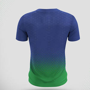 T-shirts de gym pour hommes respirants à séchage rapide en polyester/coton Logo personnalisé Fabricant de vêtements de fitness OEM - Product Image 2