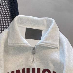 Sudadera extragrande con cuello levantado de la mejor calidad para hombre, Jersey Dtg de algodón 100%, ropa de calle transpirable para chándal de invierno - Product Image 5