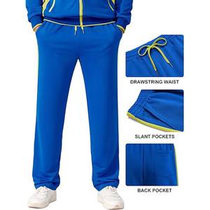 ชุดวอร์มลำลองผู้ชายแฟชั่นฤดูหนาวแบบสวมใส่สบาย น้ำหนักเบา ทรงปกติ  รับสกรีนโลโก้  ลายเรียบ  ระบายอากาศได้ดี เป็นมิตรกับสิ่งแวดล้อม - Product Image 5