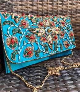 กระเป๋าปักลายที่มีเอกลักษณ์เฉพาะตัวกระเป๋าคลัทช์มือสไตล์โบฮีเมียนที่ดีที่สุดดีไซน์แฟนซีซับในขายส่ง - Product Image 1