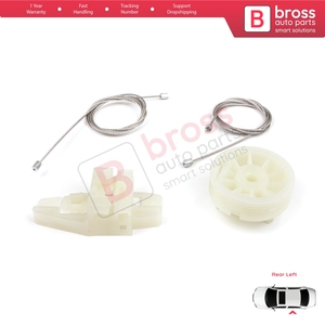 Juego de Reparación de Elevalunas Eléctrico BWR499, Puerta Trasera Izquierda para Scenic Grand Scenic MK2 JM0/1 2003-2009 4/5 Puertas 8200118856 - Product Image 3