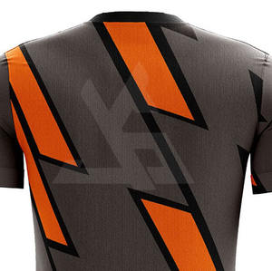 เสื้อฟุตบอลแขนสั้นแบบสั่งทำพิเศษ OEM/ODM ขายส่ง เสื้อฟุตบอลระบายเหงื่อ ผ้าตาข่าย สำหรับเด็ก - Product Image 4