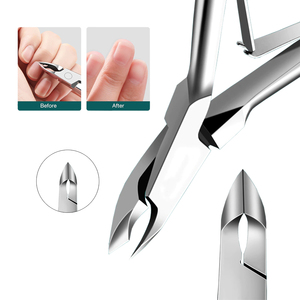 Coupe-cuticules en acier inoxydable argenté professionnel pour manucure, coupe-cuticules à marque privée, outil de nail art - Product Image 5