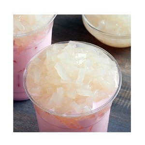 High Quality 6x6x15mm Raw Nata De Coco Stick Healthy Coconut Jelly <b>Chewy</b> for Bubble Tea Box Packaging-Wholesale - Product Image 1