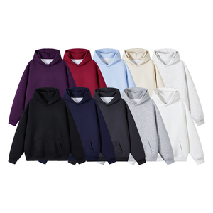 Sudaderas con capucha de gran tamaño unisex con logotipo personalizado de fábrica al por mayor Sudadera con capucha para hombre - Product Image 3