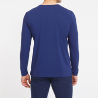 Camisetas térmicas de manga larga de color sólido para hombre, camiseta transpirable de secado rápido con cuello redondo para gimnasio, deportes, entrenamiento físico, logotipo personalizado