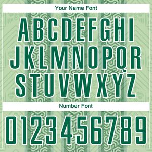 Mens Custom Football Kit Green <b>White</b> Sports <b>Jersey</b> <b>Shorts</b> Pro Performance Teamwear Breathable Uniform Name Number Printing - Product Image 2