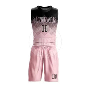 Uniforme de basket-ball pour hommes dernière conception uniforme de basket-ball imprimé de logo personnalisé - Product Image 2