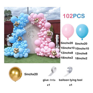 Kit de guirlande en forme d'arche de couleur pastel pour la douche, les anniversaires et les fêtes - Couleurs assorties - Product Image 6