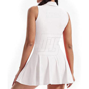 Uniforme de Golf para Mujer, Conjunto de Polo y Falda de Tela Ligera y Elástica para Deportes al Aire Libre y Práctica Diaria - Product Image 6