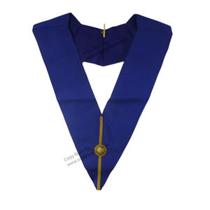 Collier du Conseil 18e degré maçonnique Regalia chaîne collier Rose Croix brodé tissu collier dentelle en gros 18e degré collier - Product Image 2