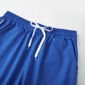 Classic <b>Men</b> Casual Pants, <b>Elastic</b> Waist Drawstring Striped Workout Pants <b>Trousers</b> with Pockets Sporty - Product Image 4