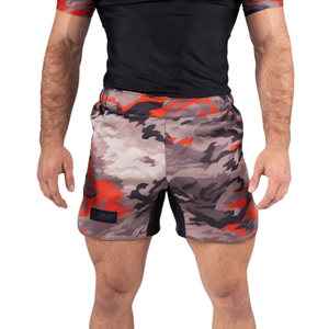 Short de survêtement athlétique d'été 2-en-1 pour hommes personnalisé poches pour téléphone imprimé numériquement MMA Fitness short de course service OEM disponible - Product Image 1