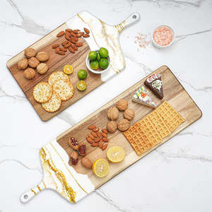 Tabla de cortar de madera hecha a mano con forma redonda duradera y fácil de limpiar para uso doméstico en restaurantes de hoteles - Product Image 6