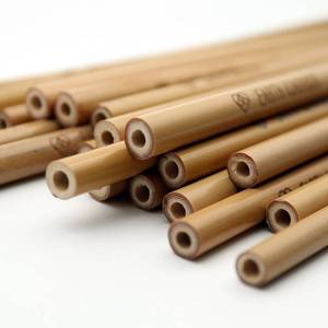 100% juego de pajitas de bambú para beber ecológicas reutilizables naturales para usar en la vida orgánica fabricadas por Eco2go Vietnam - Product Image 6