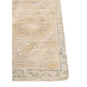 พรมขนสัตว์ถักมือขนาดใหญ่ลายเหรียญรางวัลสีเบจและสีน้ำตาลสำหรับตกแต่งห้องนั่งเล่น-Skwl-363 - Product Image 4