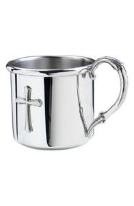 Custom Embossed Metal Cross Label Logo Metallic Cup Label Stickers Round Shape Metal Stainless Steel Coffee <b>Mug</b> High Quality - Product Image 2