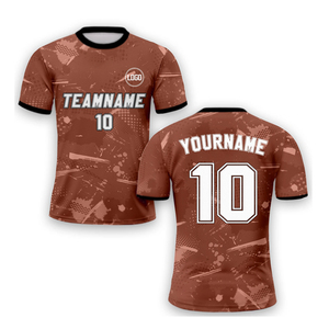 เสื้อฟุตบอลไซส์พิเศษพิมพ์ลายโลโก้ได้ตามต้องการสำหรับผู้ใหญ่เสื้อฟุตบอลผ้าโพลีเอสเตอร์100% แห้งเร็วน้ำหนักเบา - Product Image 2