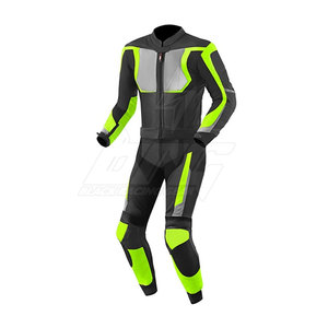 Traje de cuero de motocicleta cómodo personalizado profesional transpirable con logotipo de color personalizado ropa de carreras de invierno - Product Image 3
