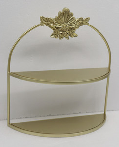 Étagère murale décorative moderne en résine et métal, à niveaux, pour cuisine et salon, étagère de rangement au-dessus des toilettes et pour entrée - Product Image 3