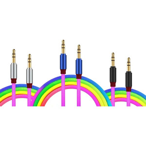 Cle Auxiliary Connector Jack 3.5mm <b>Stereo</b> Audio Sound - Assorted Colors - Product Image 1